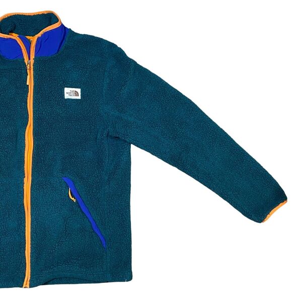 NORTH FACE  RAGE VINTAGE FLEECE FULL ZIP JACKET Size L brown label - Picture 4 of 12